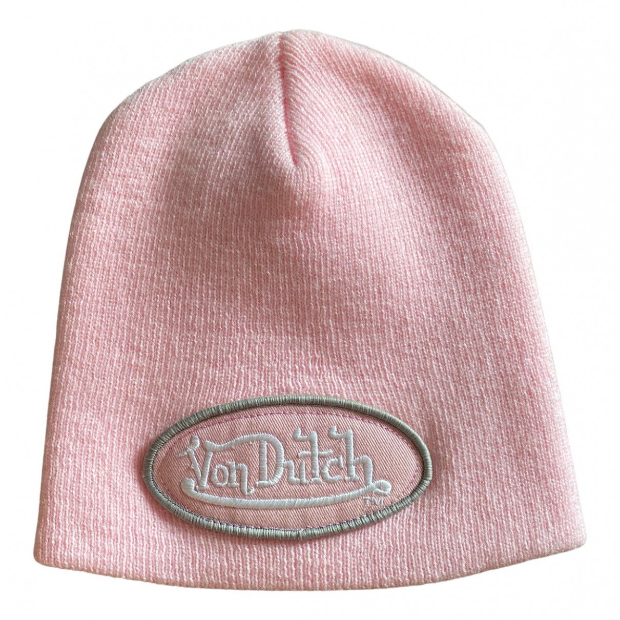 Wool beanie VON DUTCH Pink size S 